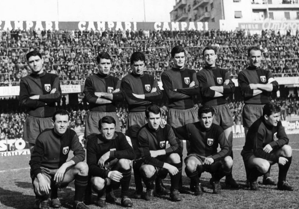 Una formazione del Genoa 1962-1963, vincitore dell'edizione della Coppa dell'Amicizia.