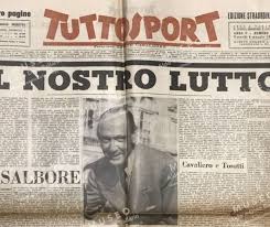 La prima pagina di Tuttosport dedicata a Casalbore