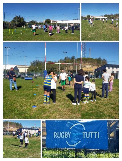 Una giornata con la Primavera Rugby e il progetto Rugby Autismo. Fonte foto: Facebook