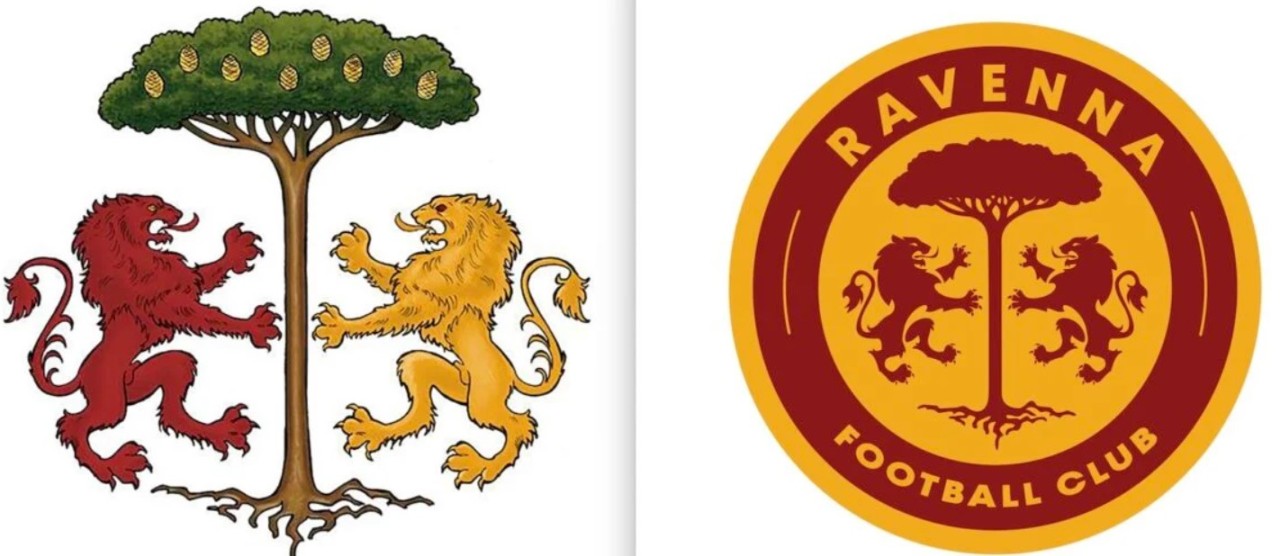 Il nuovo logo del Ravenna Calcio