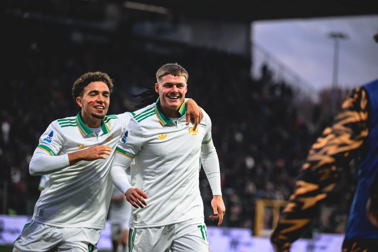 Il primo gol di Ferguson con la maglia della Roma. Fonte foto: As Roma Images su X