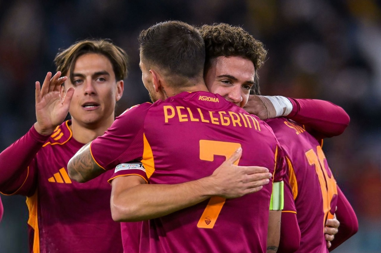 El Aynaoui festeggia il primo gol con la Roma