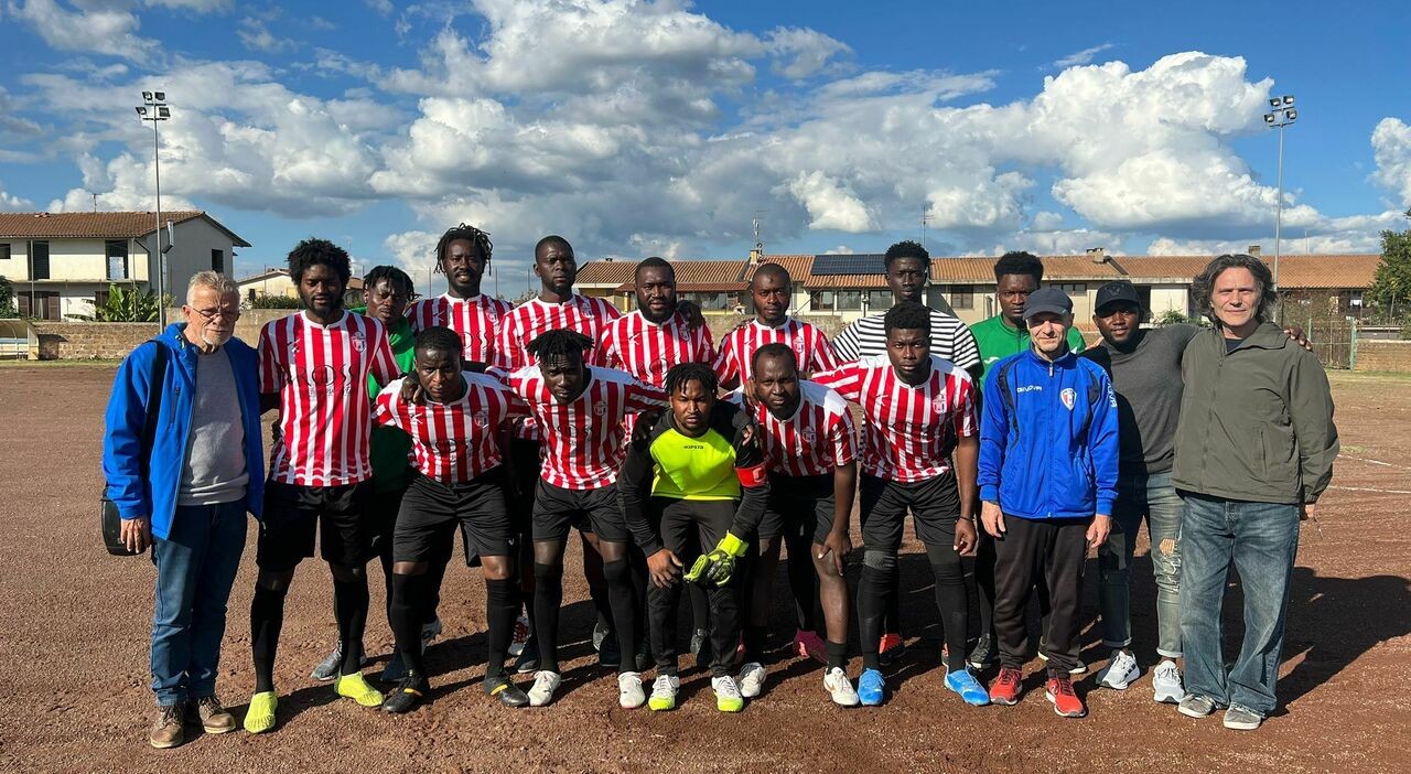 Il Barco Murialdina Asfa-Uila, sul campo del Corchiano, dove ha vinto la sua partita d'esordio. Fonte foto: YouTube Uila