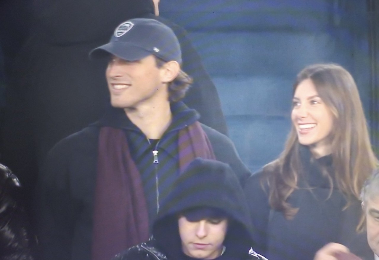 Edoardo Bove, in tribuna per Roma Sassuolo