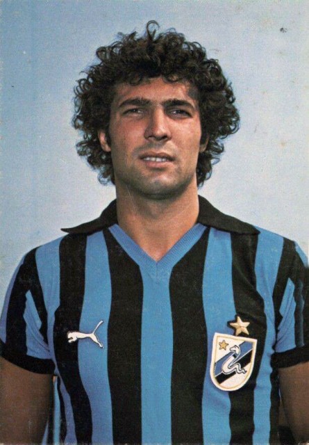 Nazzareno Canuti con la maglia dell'Inter