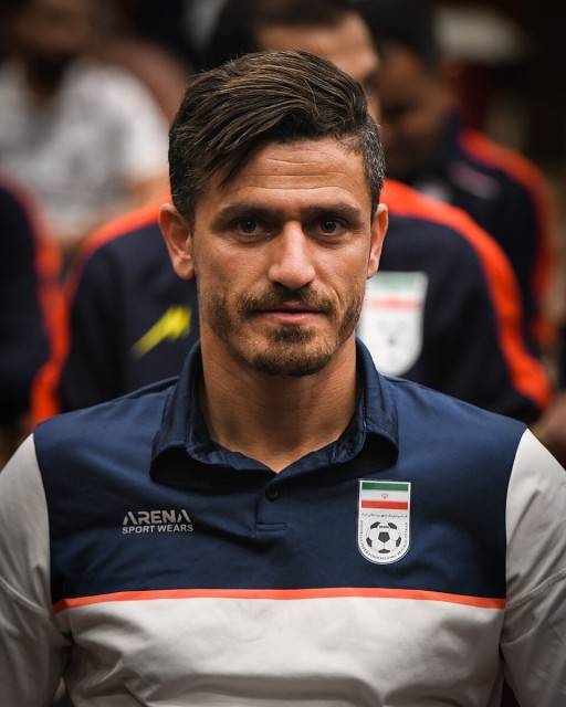 Il calciatore iraniano Voria Ghafouri