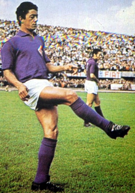 Amarildo con la maglia della Fiorentina