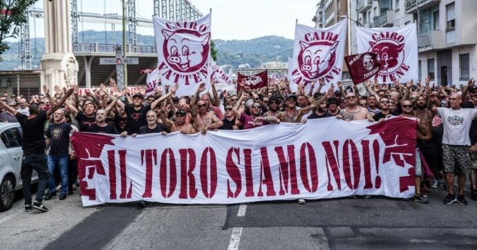 La contestazione estiva contro Urbano Cairo da parte degli ultras del Torino