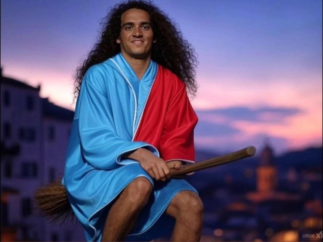 Il calciatore della Lazio, Guendouzi, modificato dall'IA