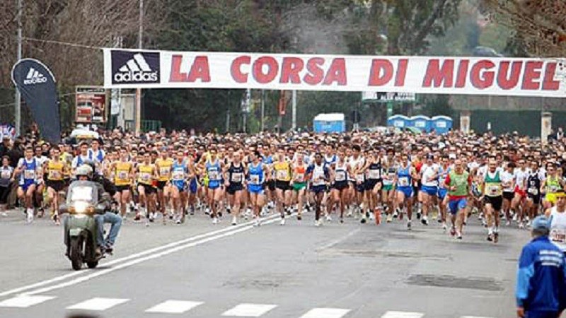 La Corsa di Miguel, dedicata a Miguel Sanchez, a Roma