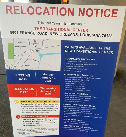 L'organizzazione del Transitional Center per il Super Bowl 2025